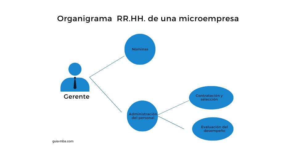 Organigrama de rrhh de una microempresa