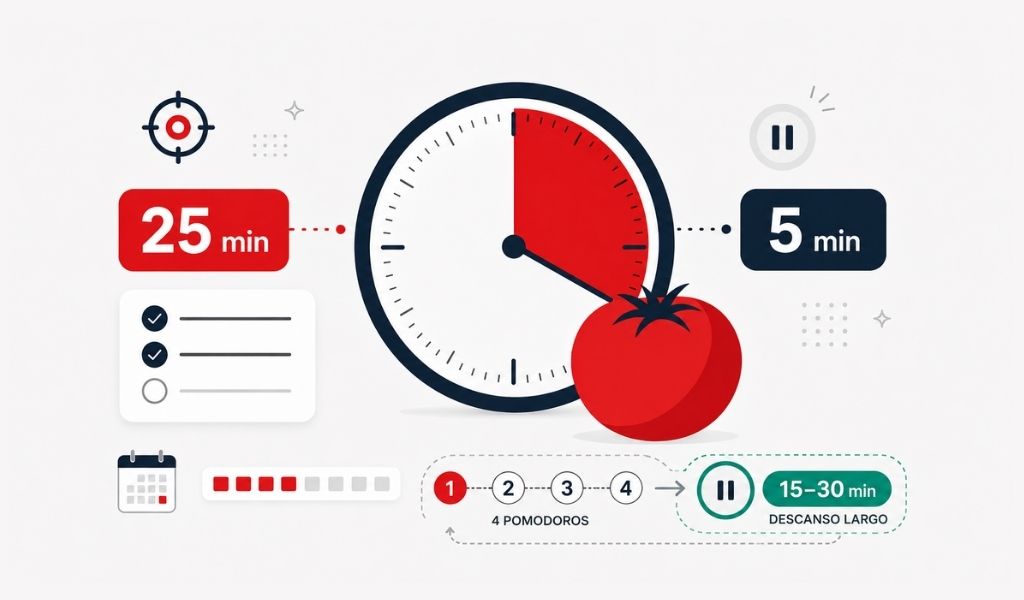 Método Pomodoro estudio